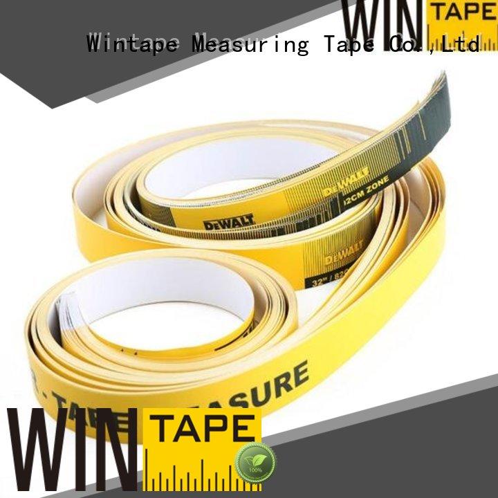 adhesive measuring tape for table saw oem bra paper tape measure Wintape Brand