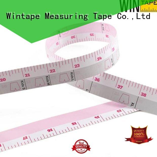 Custom tyvek paper tape measures Wintape